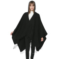 Heißer Verkauf Frauen mit Kapuze Cape Quasten Schal Schal mit Wrap Pullover Pullover Cape